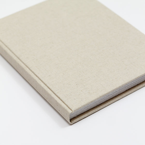 Large 8x10 Blank Page Journal | Cover: Dove Gray Cotton | Available  Personalized