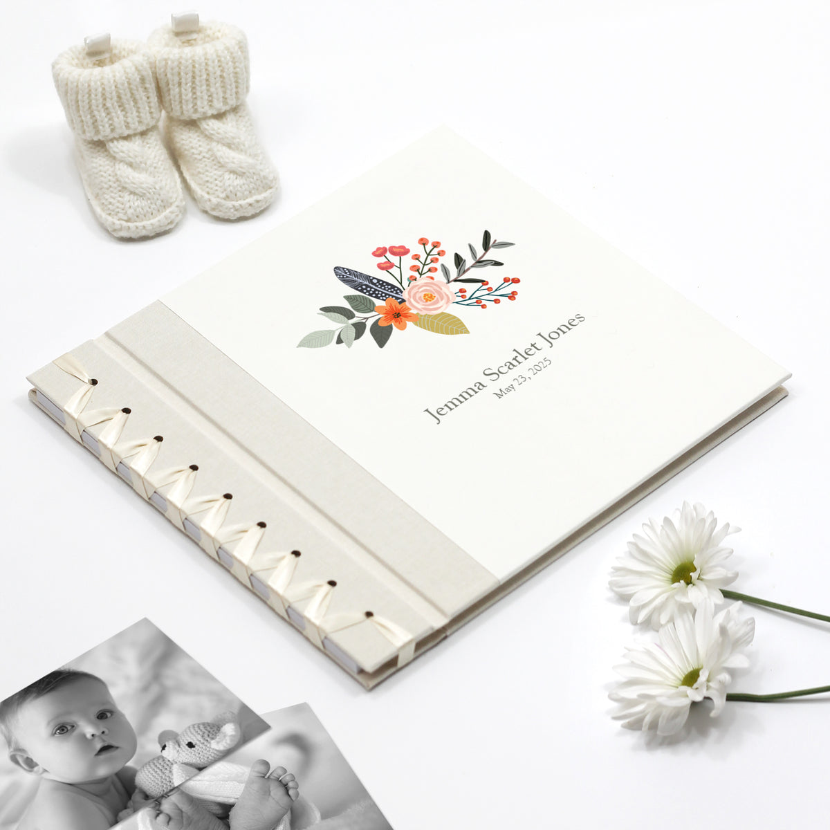 Baby&#39;s First Book | Printed Cover: Fall Bouquet | Available Personalized