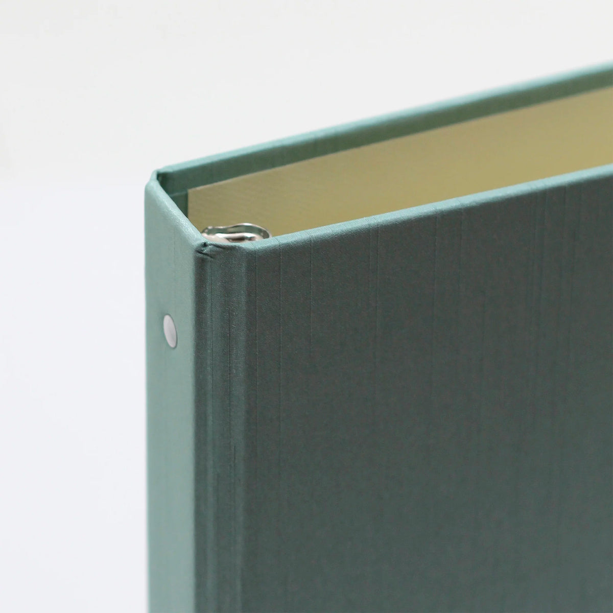 Large Photo Binder For 8x10 Photos | Cover: Misty Blue Silk | Available Personalized