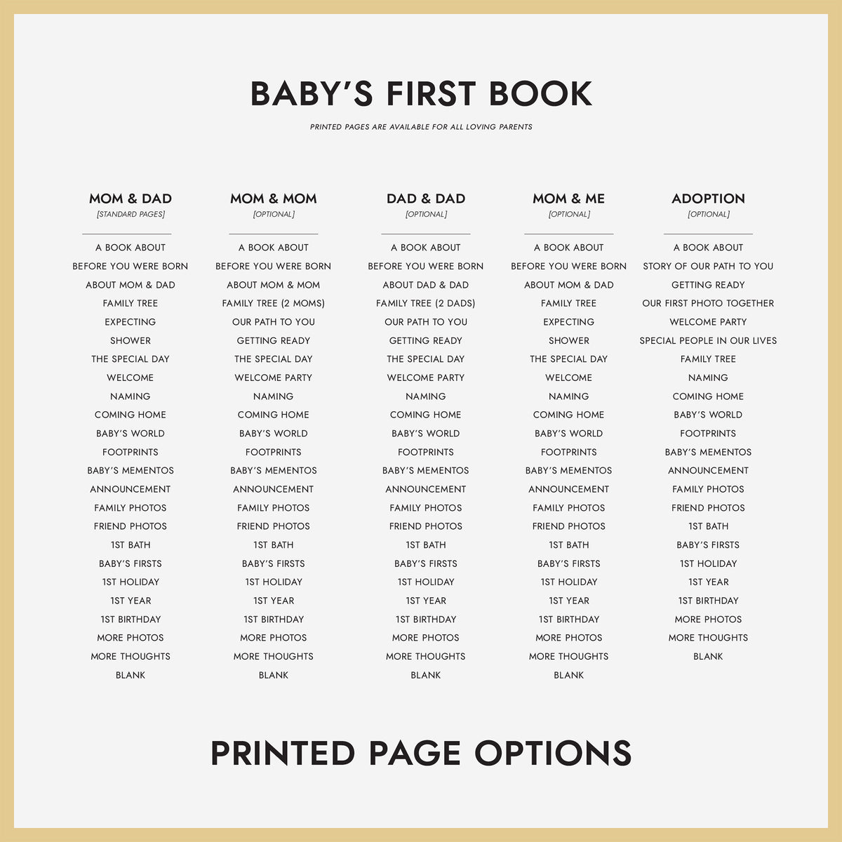 Baby&#39;s First Book | Cover: Pink Cotton | Available Personalized