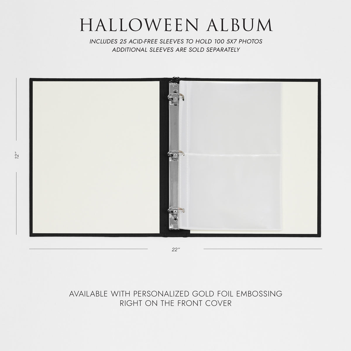 Halloween Album | Cover: Purple Linen | Available Personalized