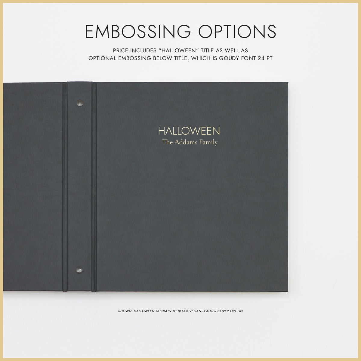 Halloween Album | Cover: Purple Linen | Available Personalized