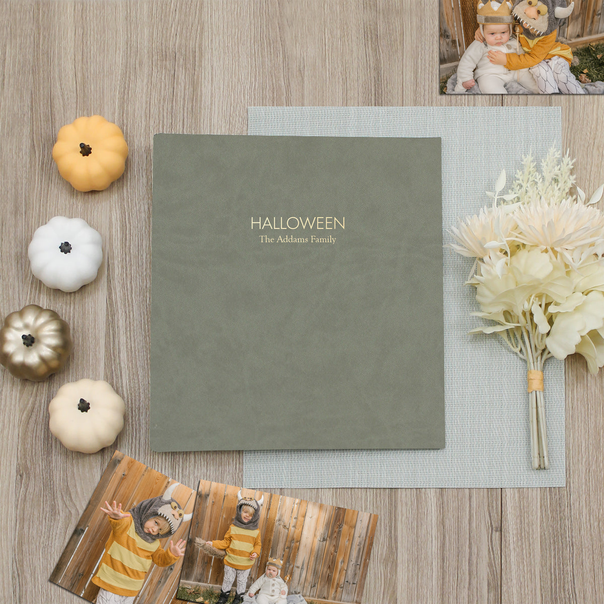 Halloween Album | Cover: Moss Vegan Leather | Available Personalized