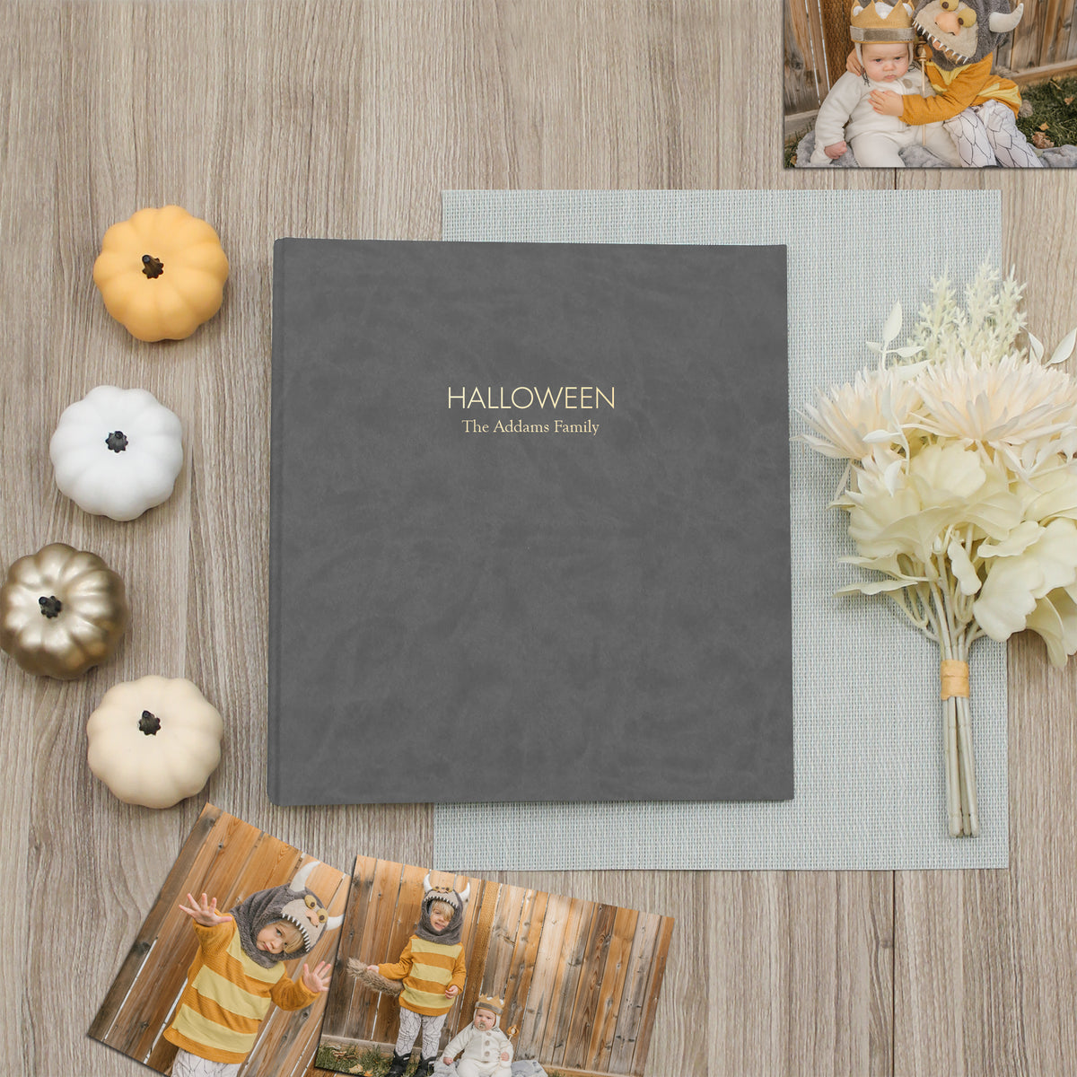 Halloween Album | Cover: Slate Vegan Leather | Available Personalized