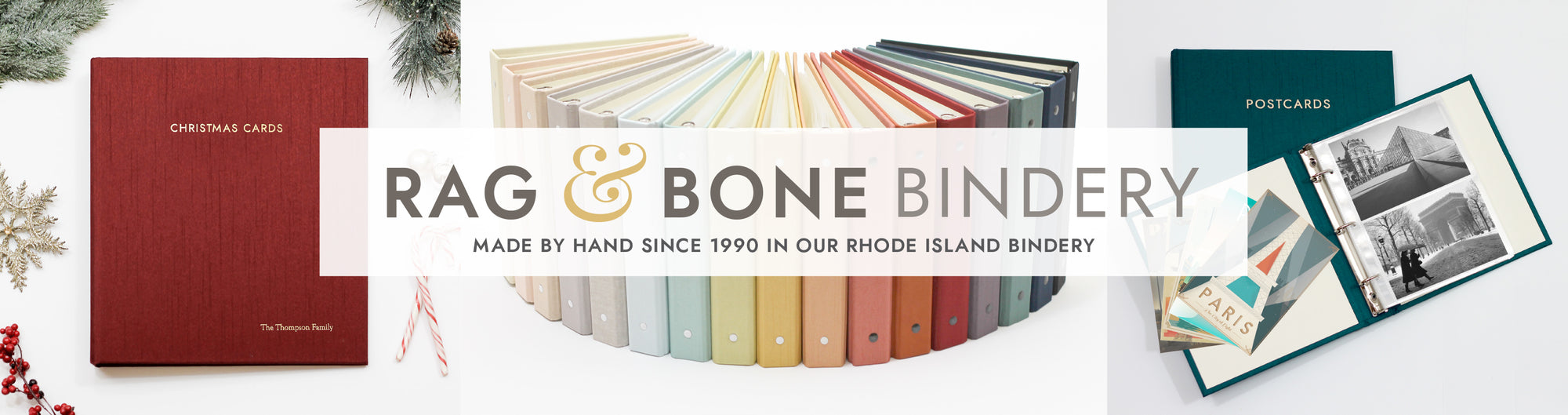 Holiday Card Album - Rag & Bone Bindery