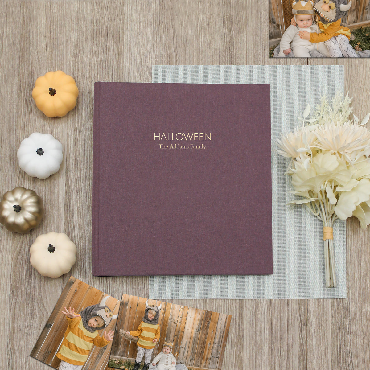 Halloween Album | Cover: Purple Linen | Available Personalized