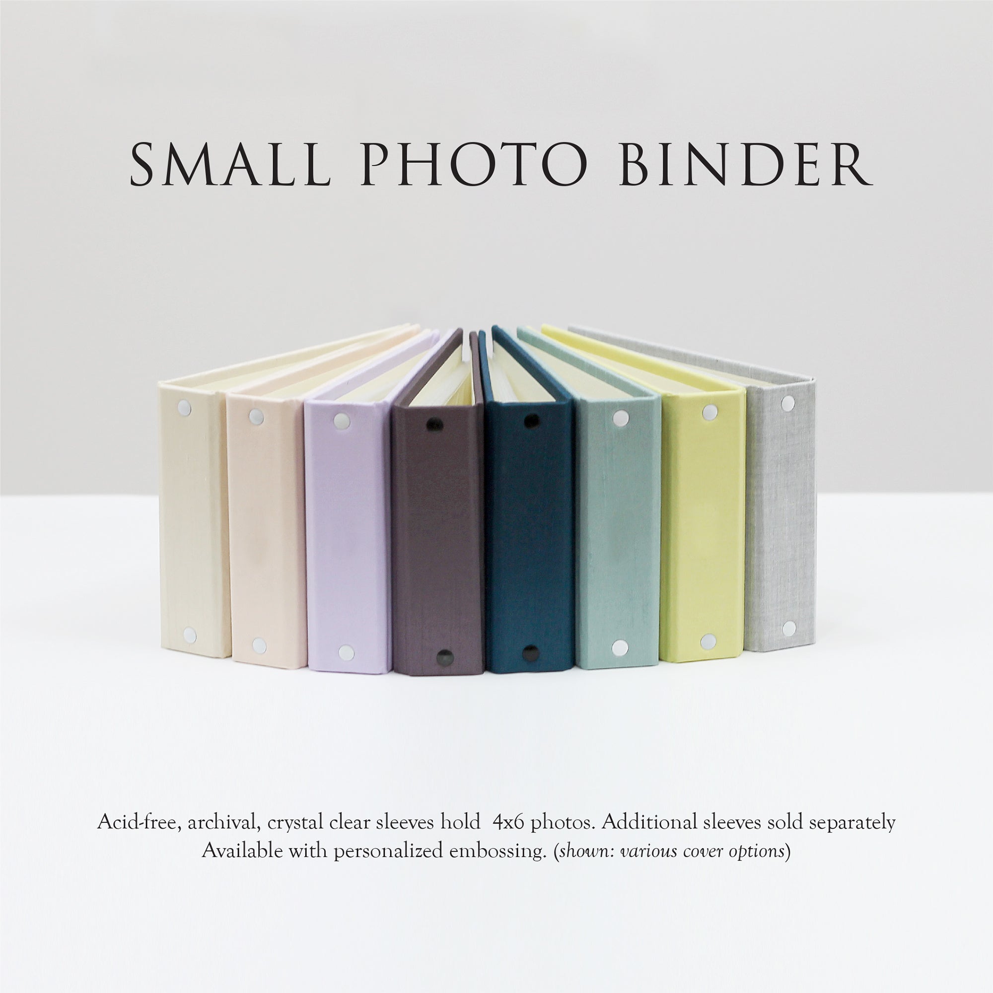 Small Photo Album 4x6 100 Photos Leather Cover Picture photo Book