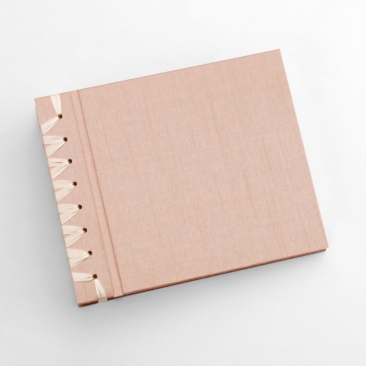 Small Paper Page Album with Pink Silk Cover