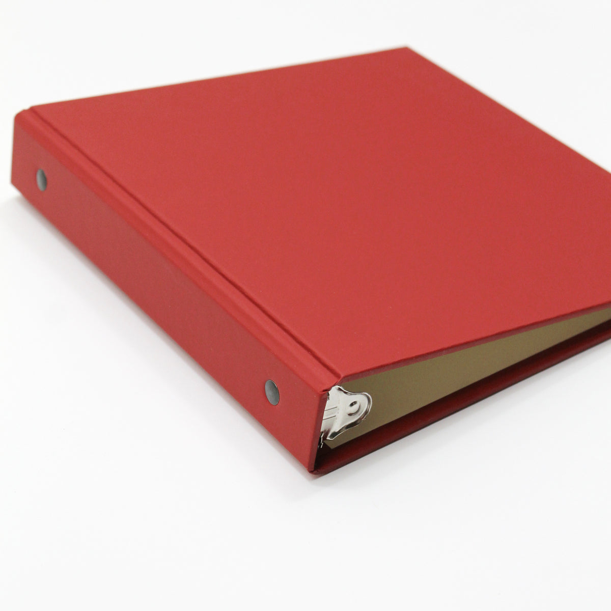 Medium Photo Binder For 4x6 Photos | Cover: Red Vegan Leather | Available Personalized