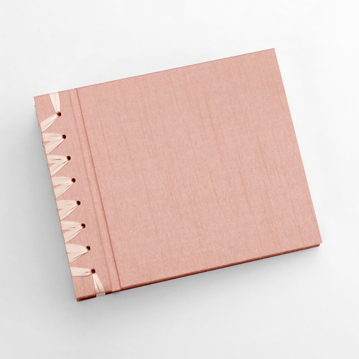 Small Paper Page Album with Pink Silk Cover