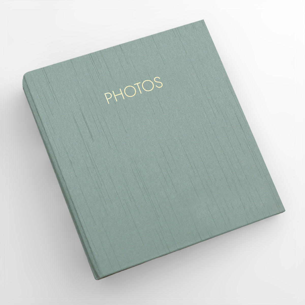 Large Photo Binder For 4x6 Photos | Cover: Misty Blue Silk | Available Personalized