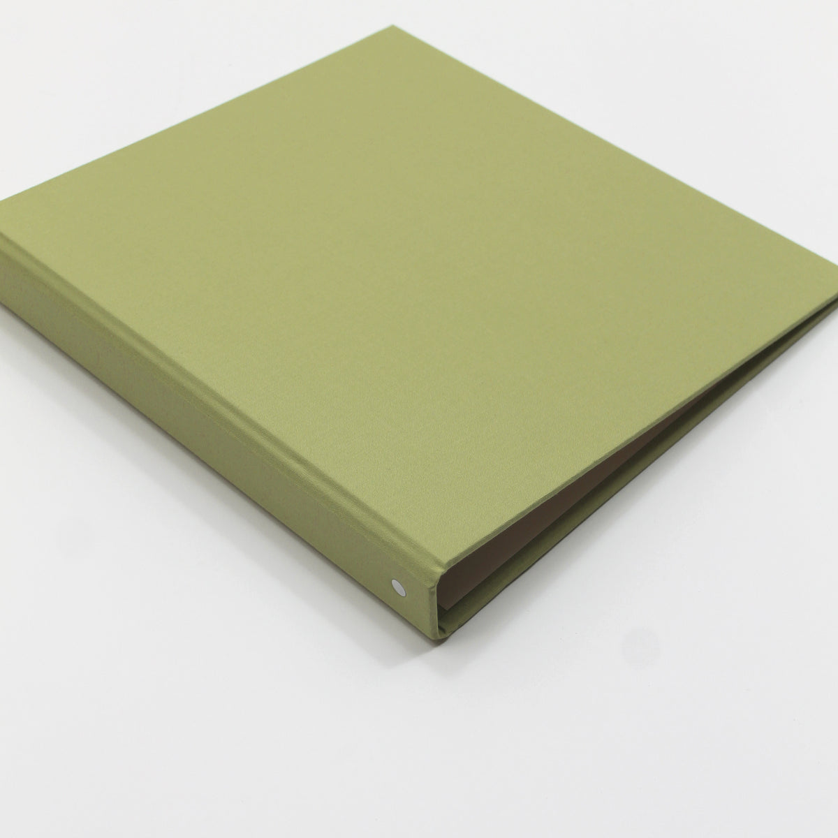 Holiday Card Album | Cover: Light Green Cotton  | Embossed with “Holiday Cards” | Available Personalized