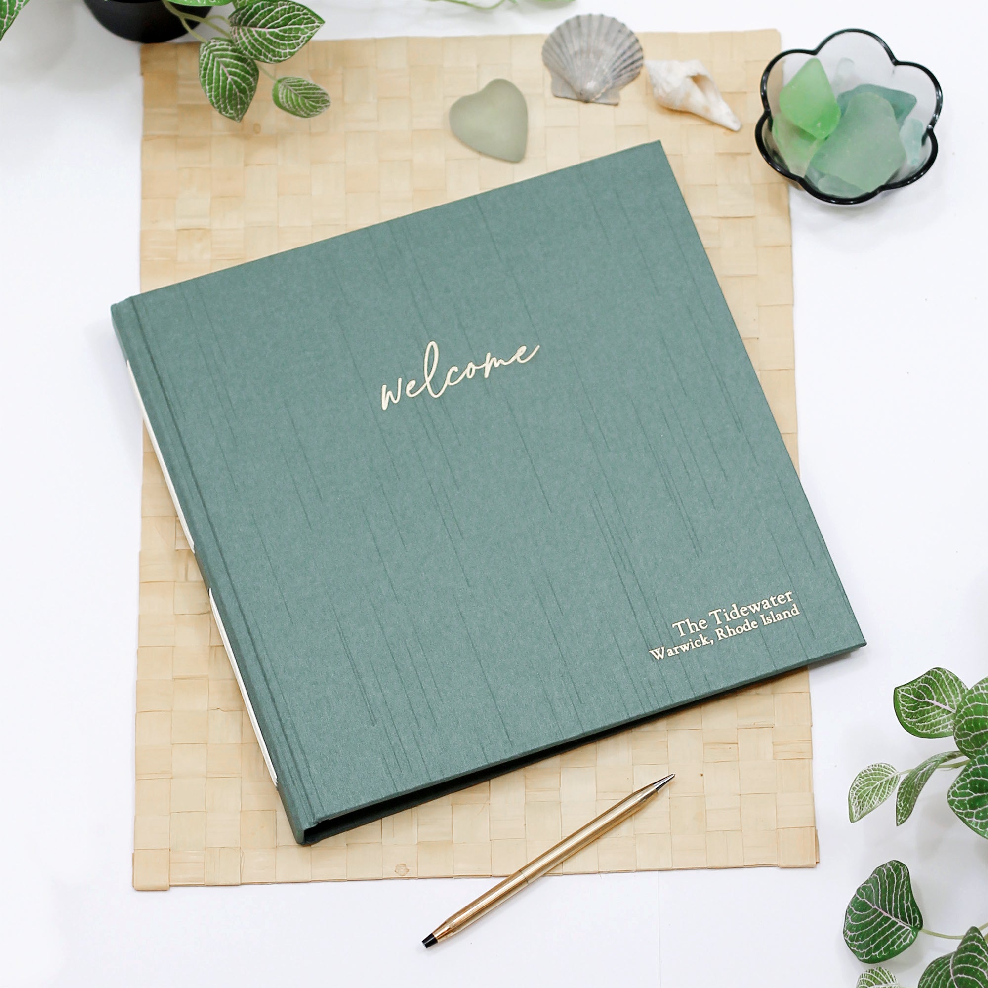 Guestbook, Cover: Natural Linen