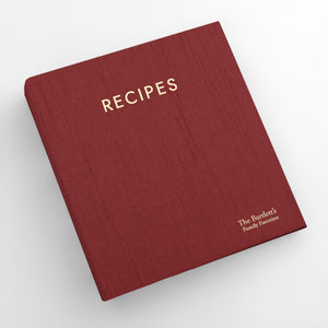 Recipe Journal Refill Pages (Recipe Pages) - Rag & Bone Bindery