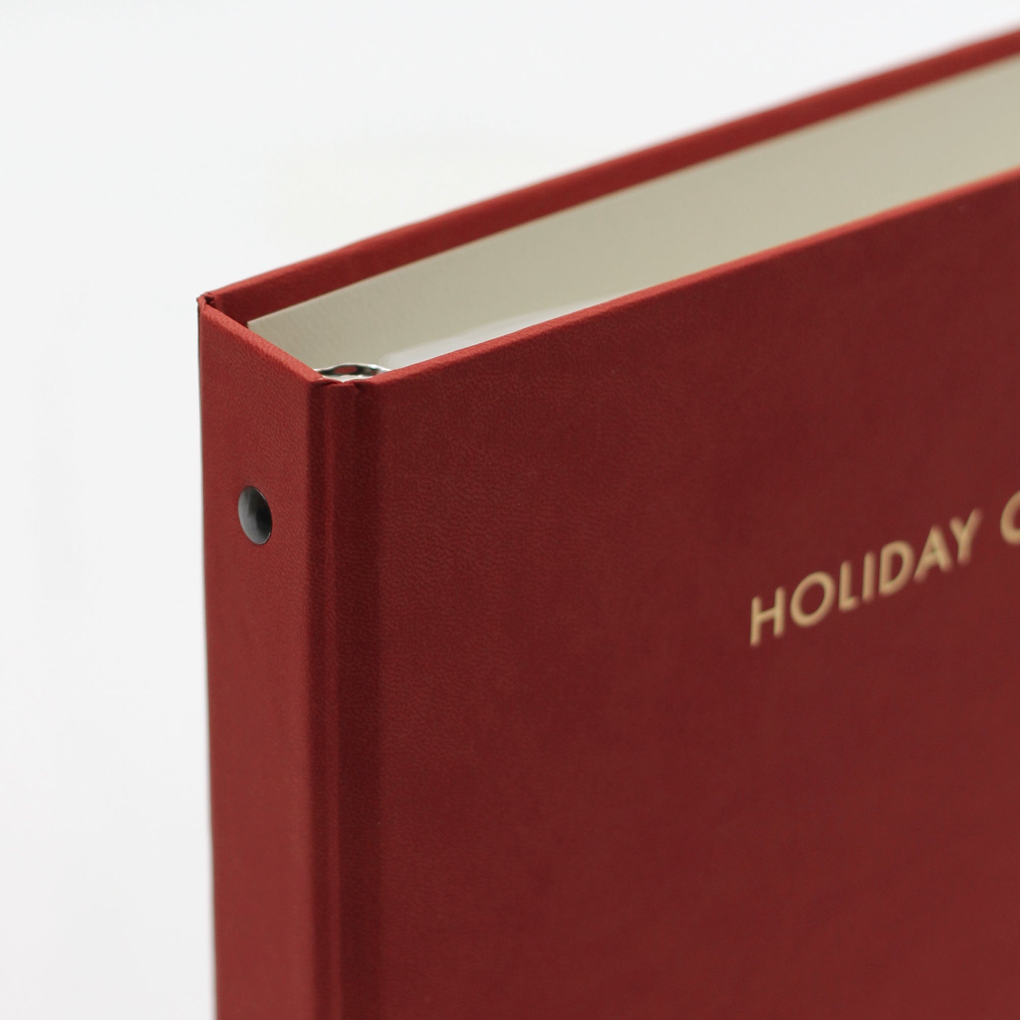 Christmas Card Album | Cover: Moss Vegan Leather | Available Personalized