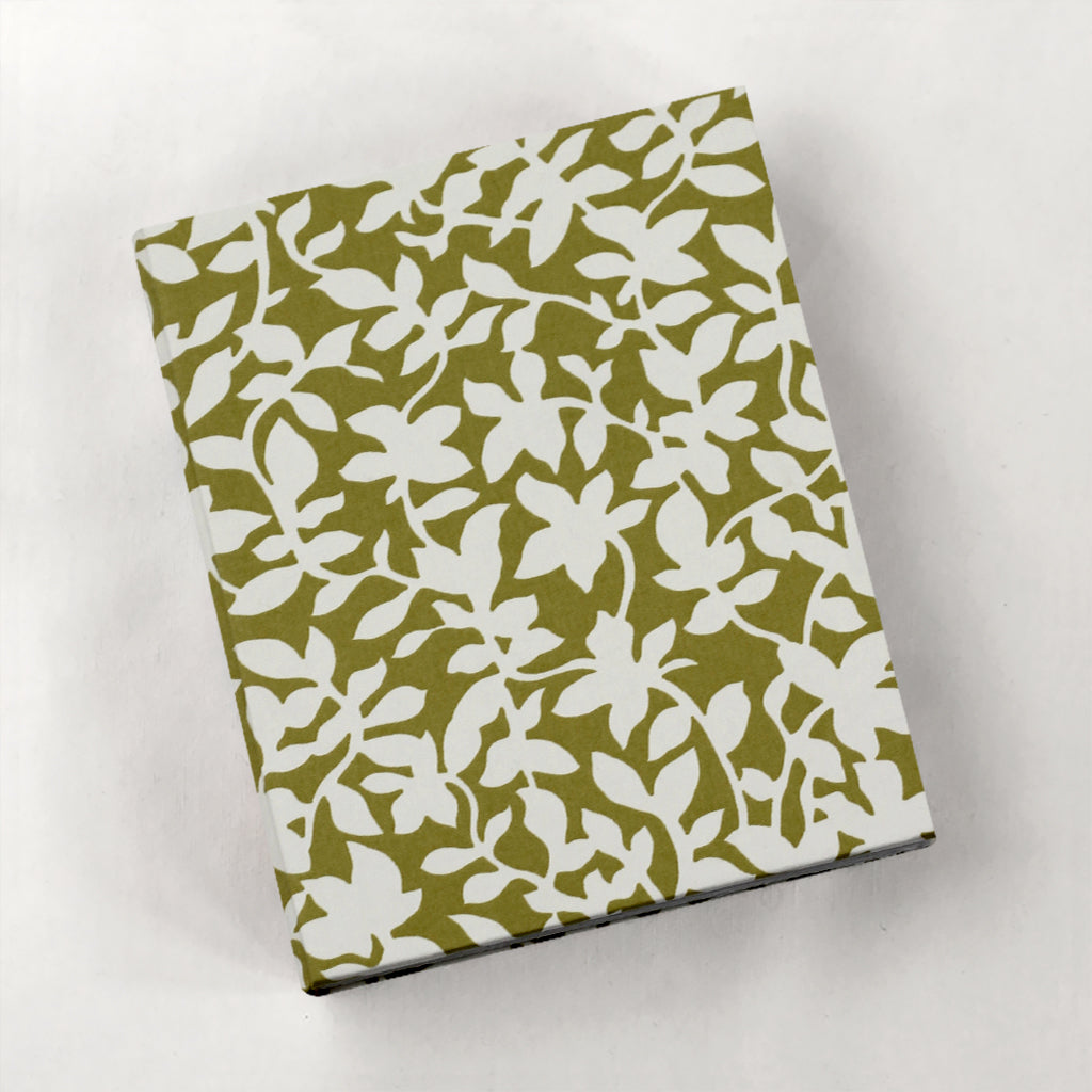 Large 8x10 Blank Page Journal, Cover: Coral Cotton