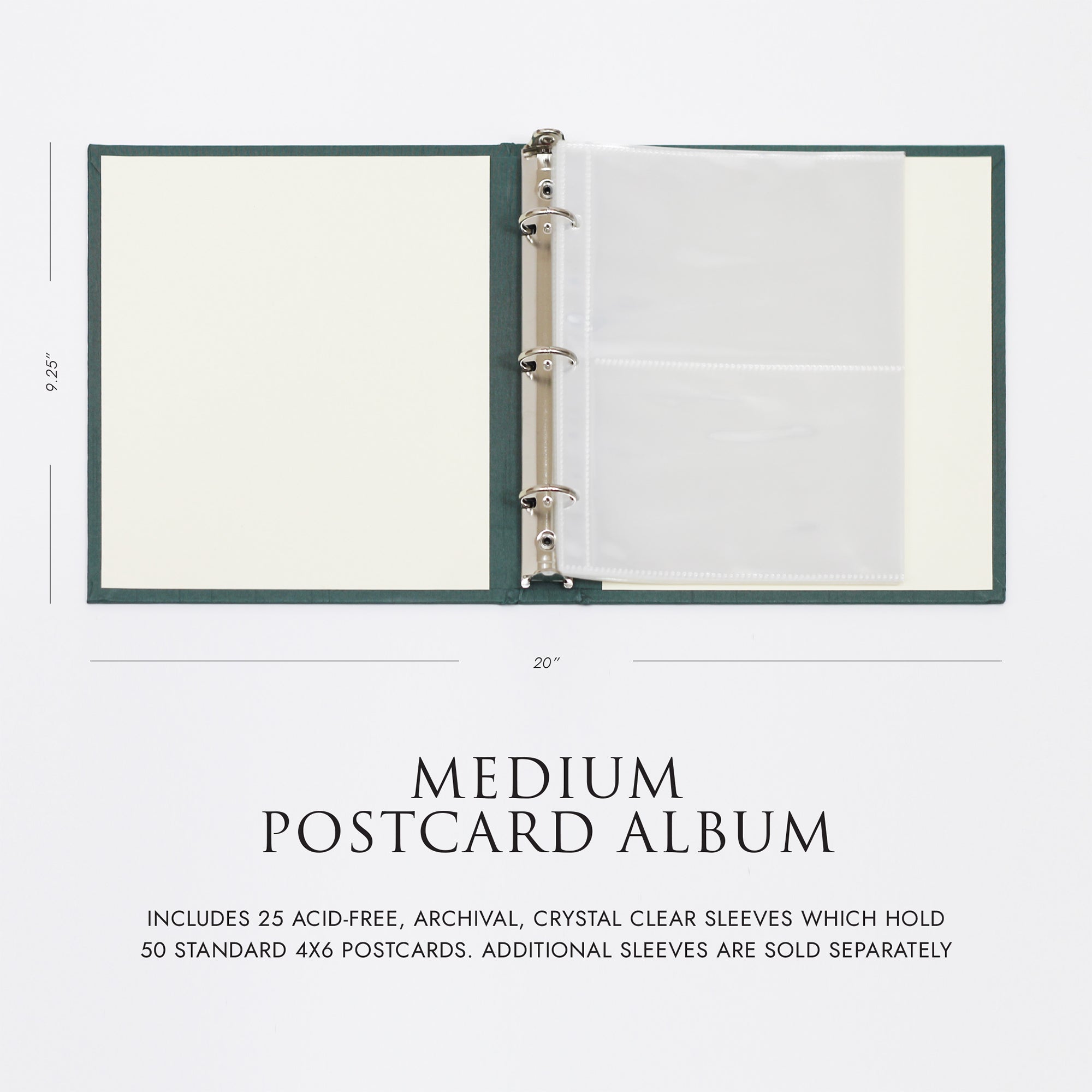 AU 100PCS Photo Album Small Photo Album on Fabric Postcard Storage